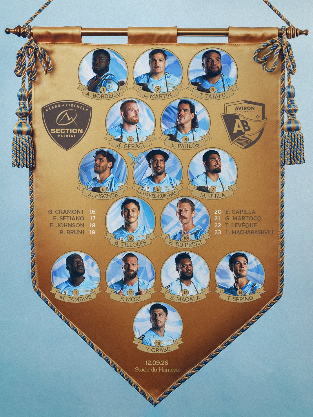 Composition Aviron Bayonnais