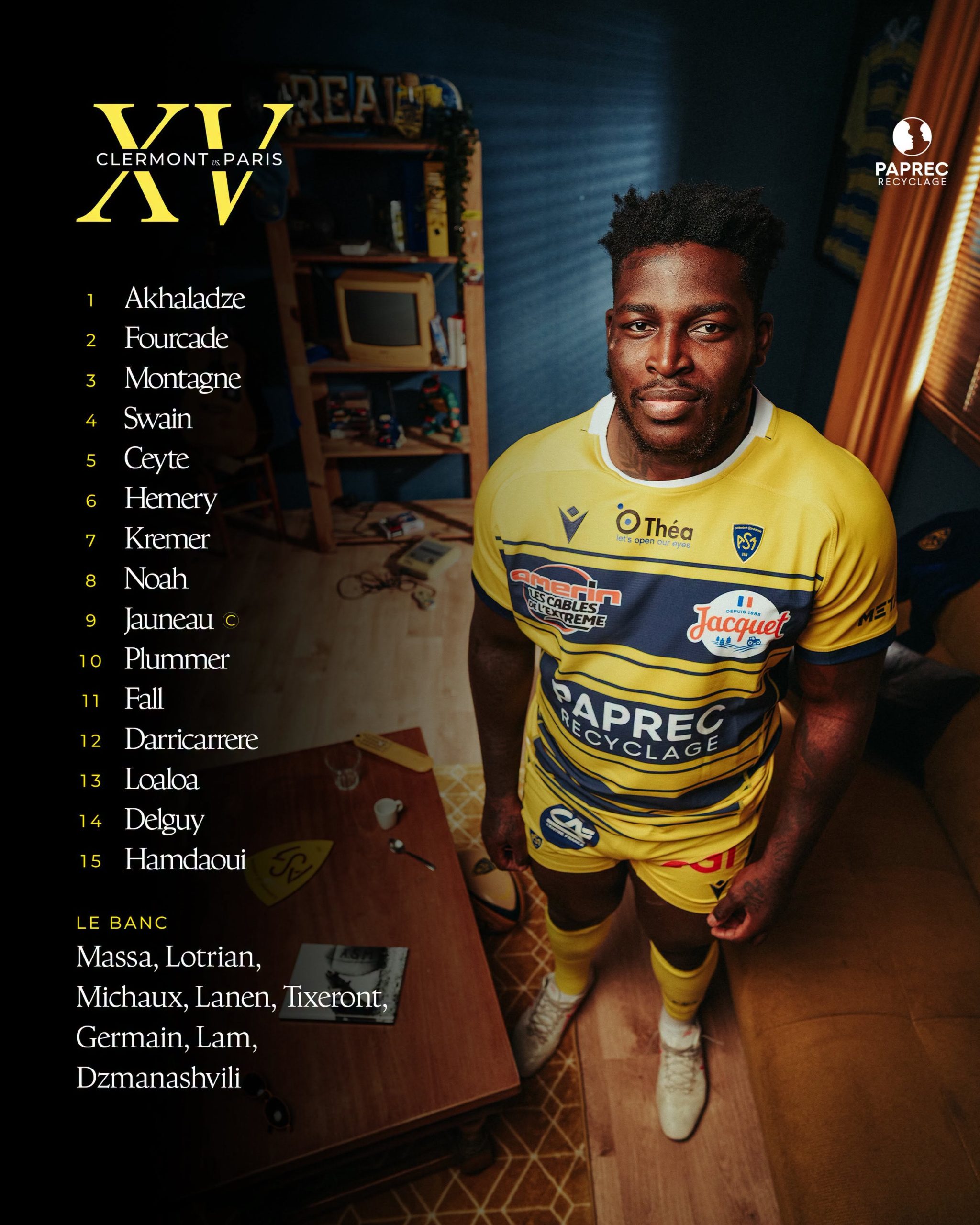 Composition ASM Clermont Auvergne