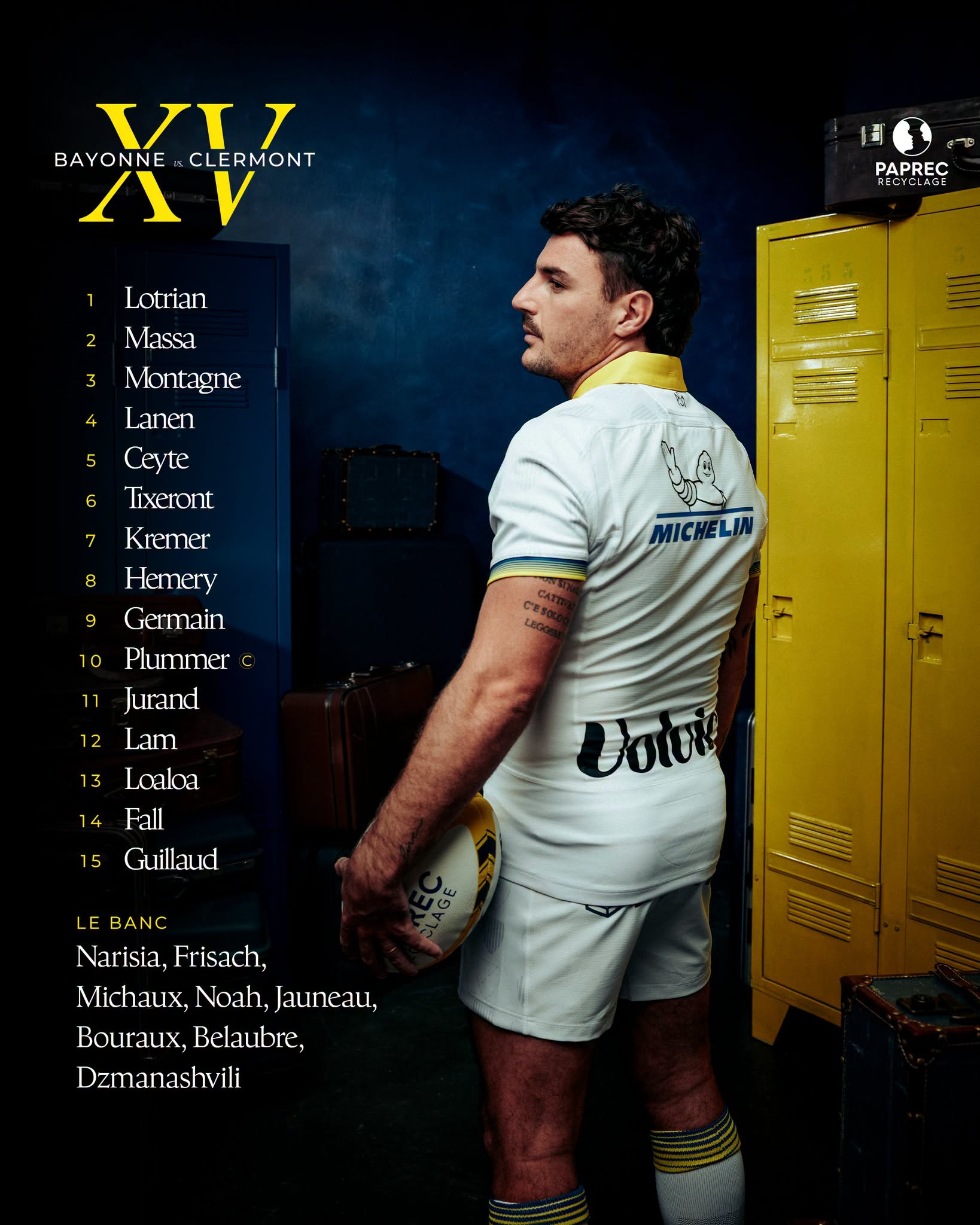 Composition ASM Clermont Auvergne