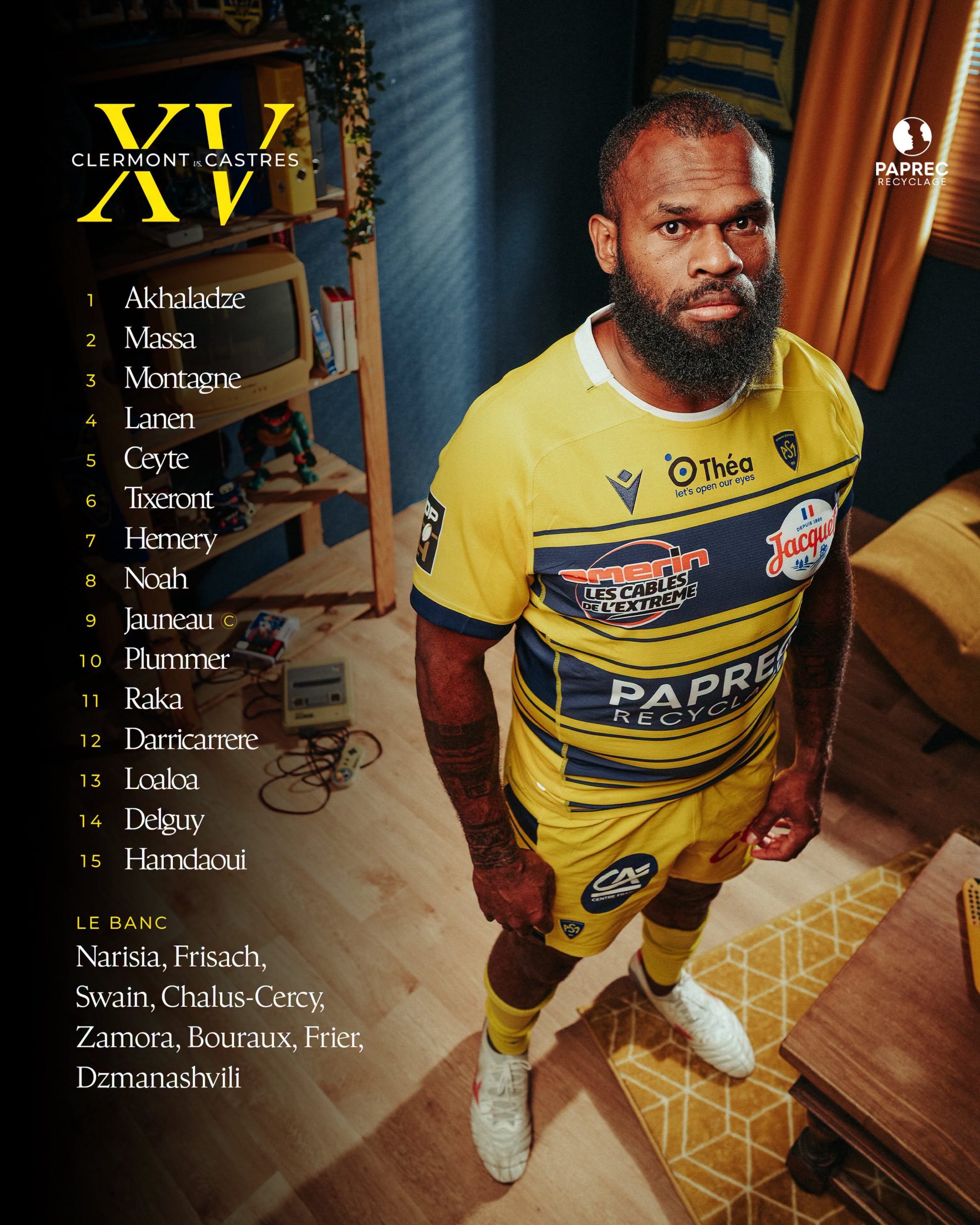 Composition ASM Clermont Auvergne