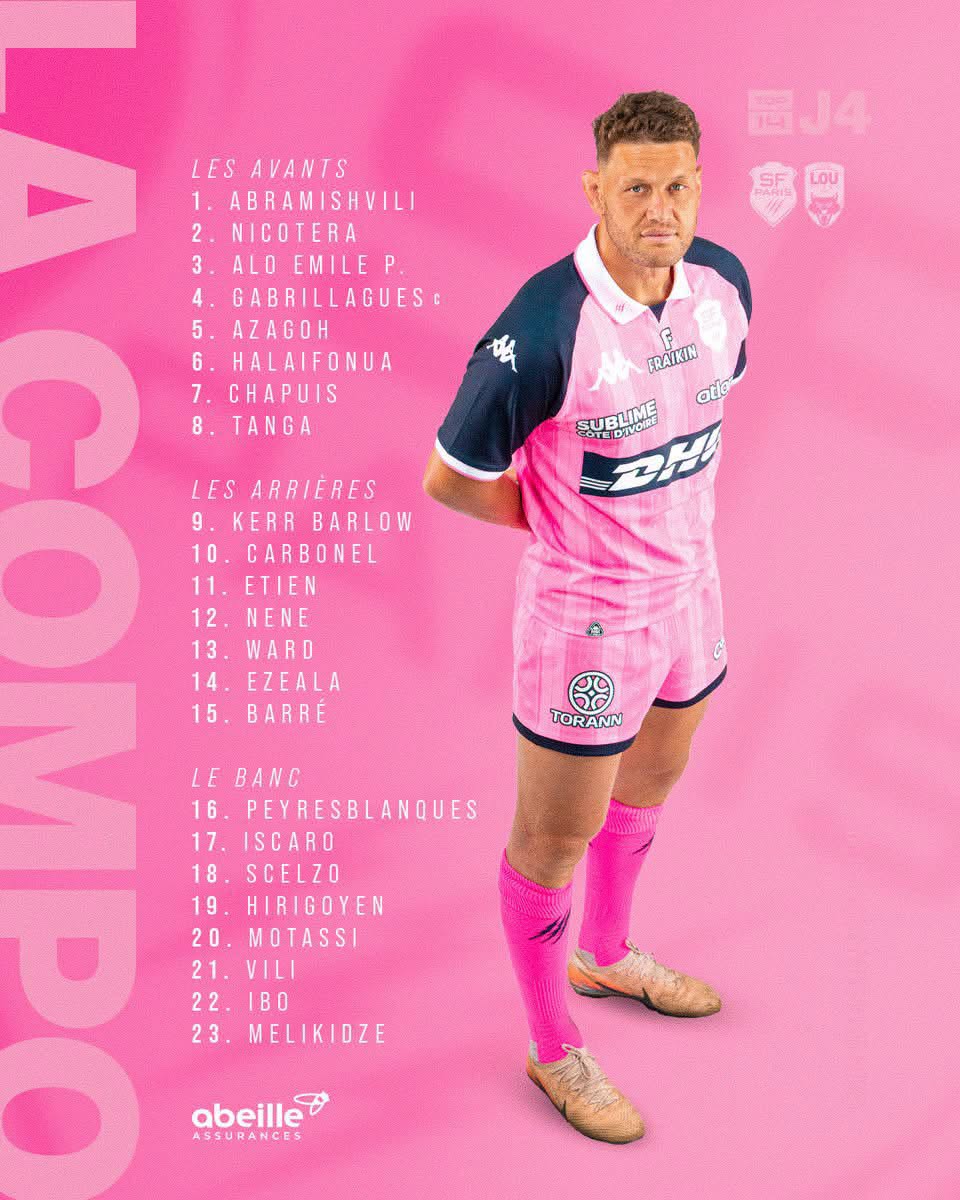 Composition Stade Français Paris