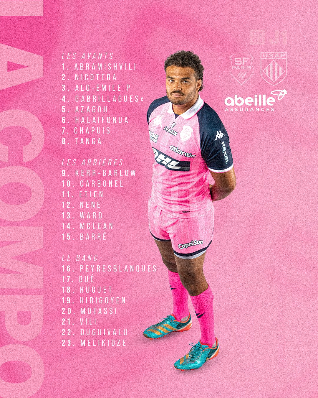 Composition Stade Français Paris