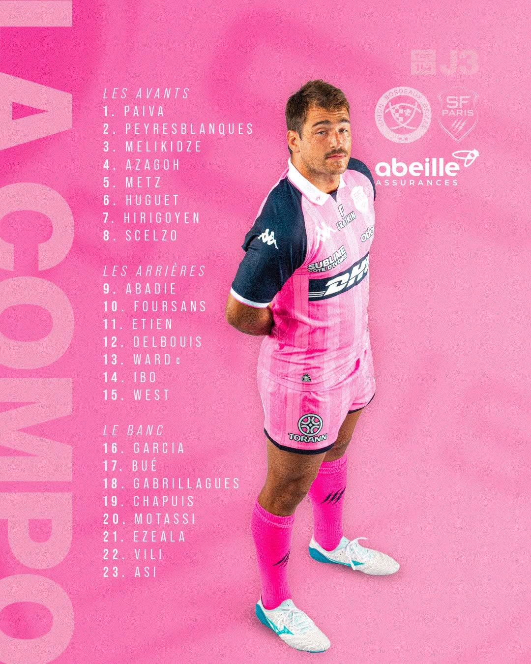 Composition Stade Français Paris