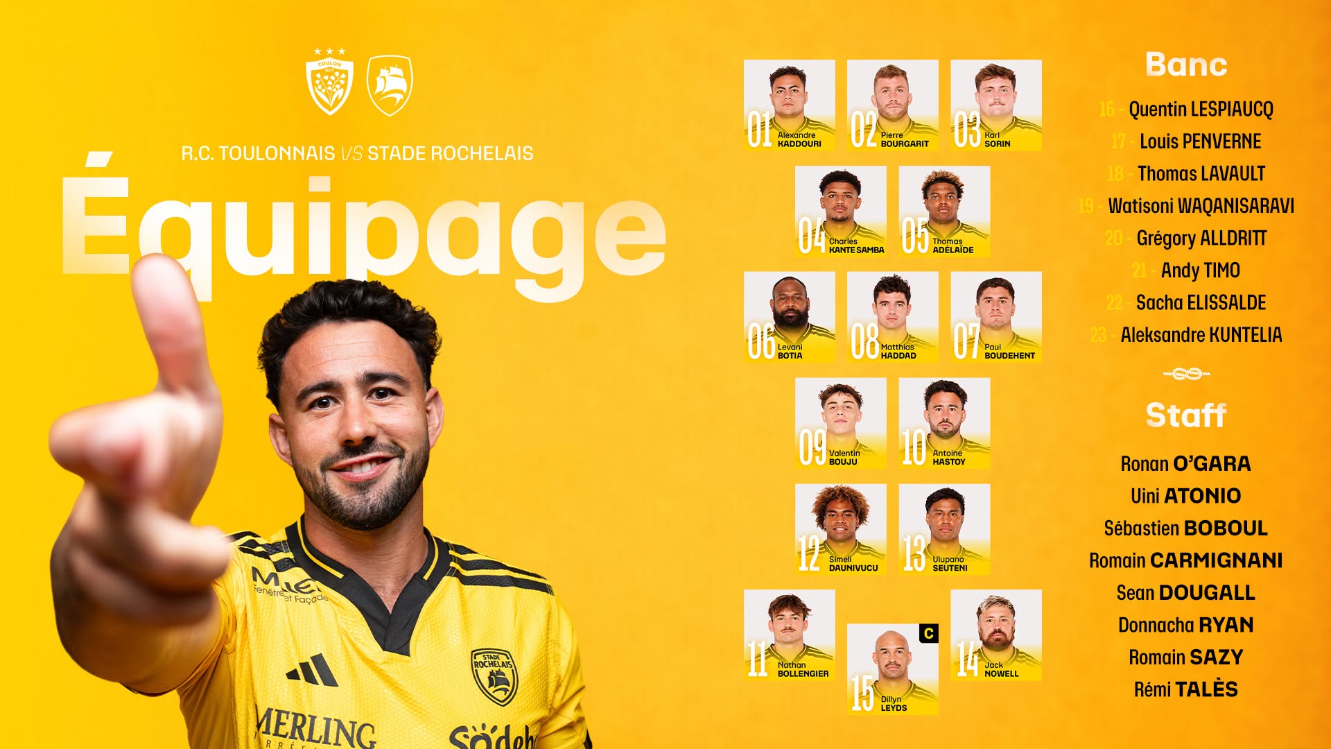 Composition Stade Rochelais