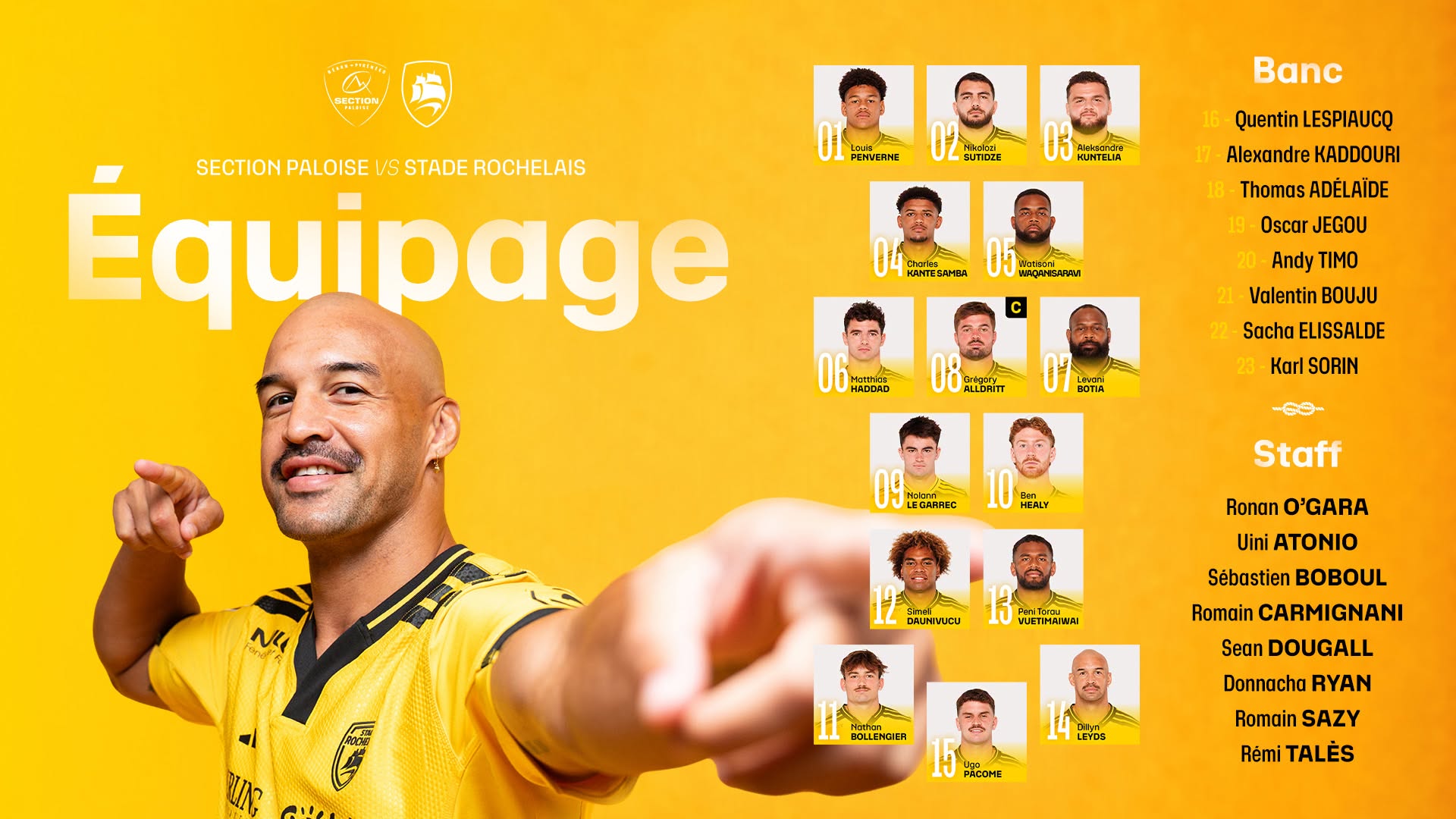 Composition Stade Rochelais