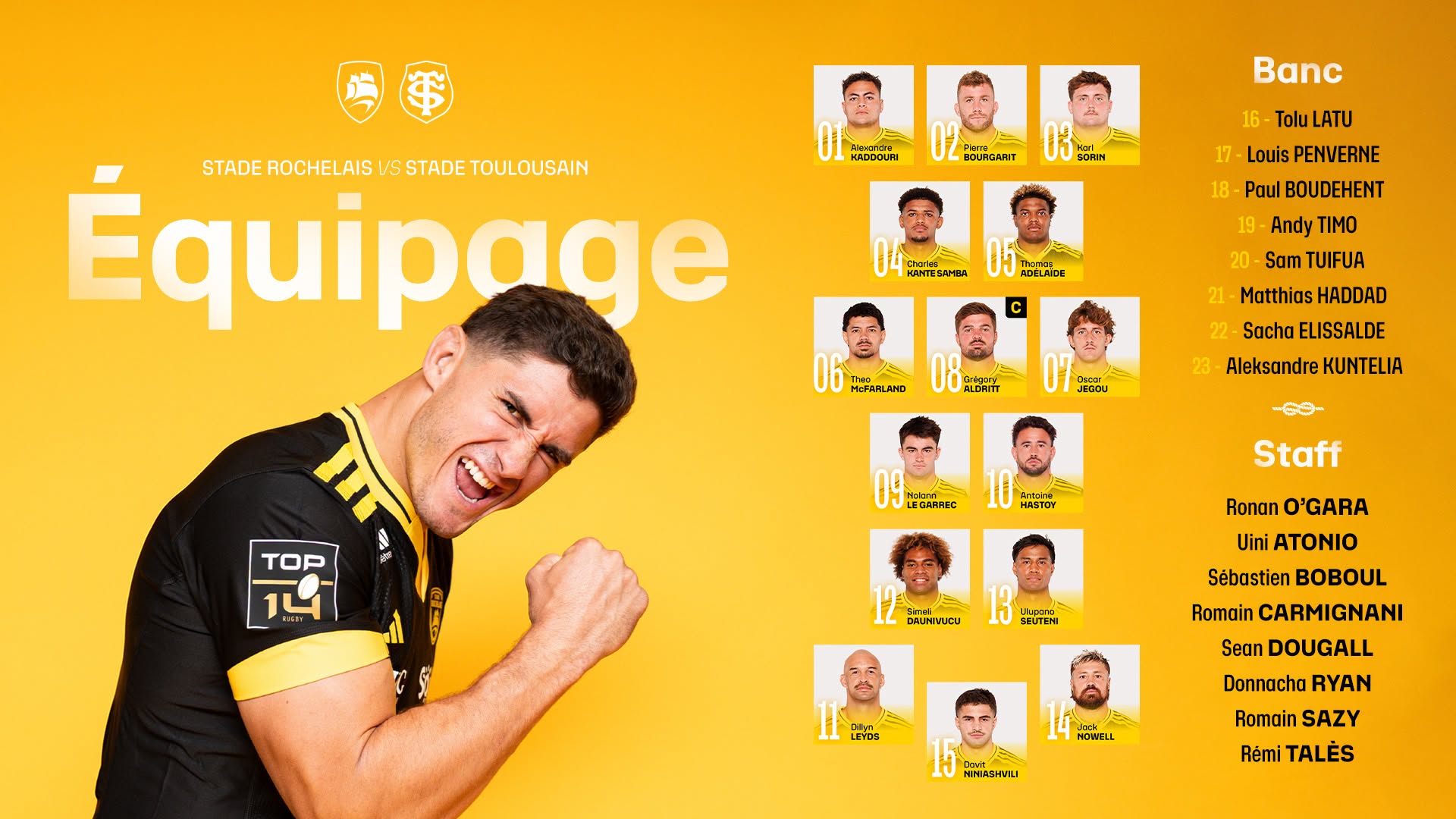 Composition Stade Rochelais