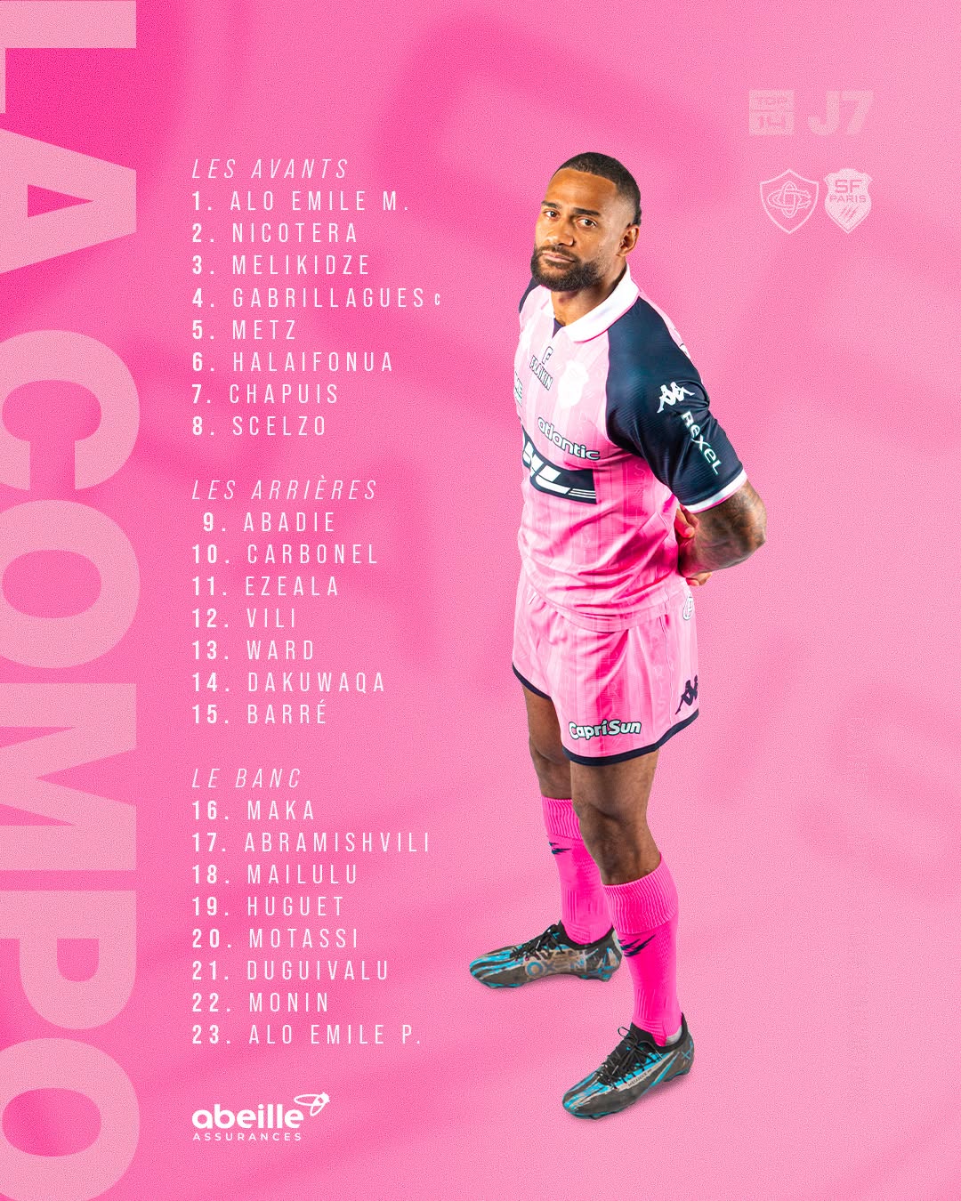 Composition Stade Français Paris