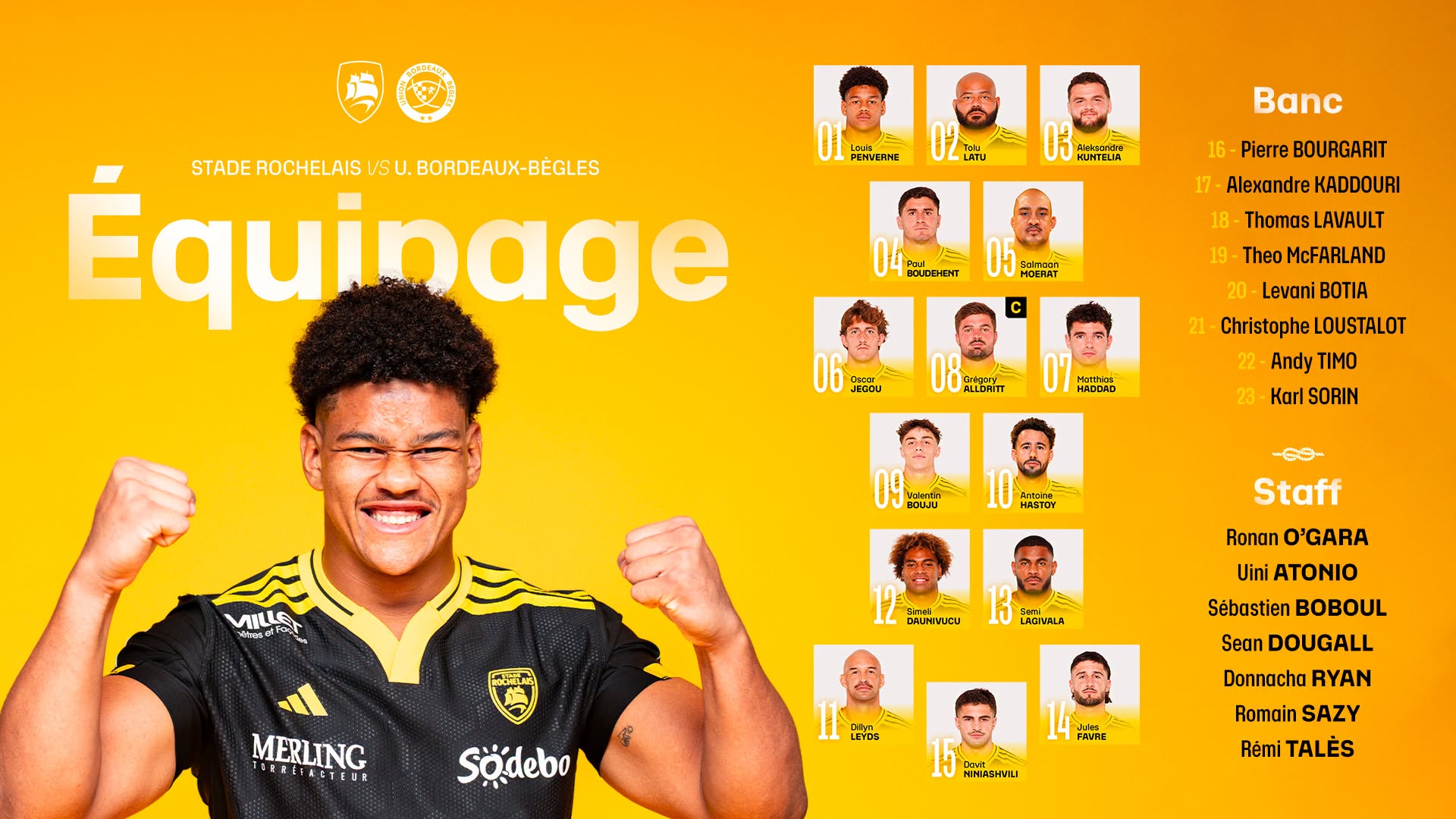 Composition Stade Rochelais