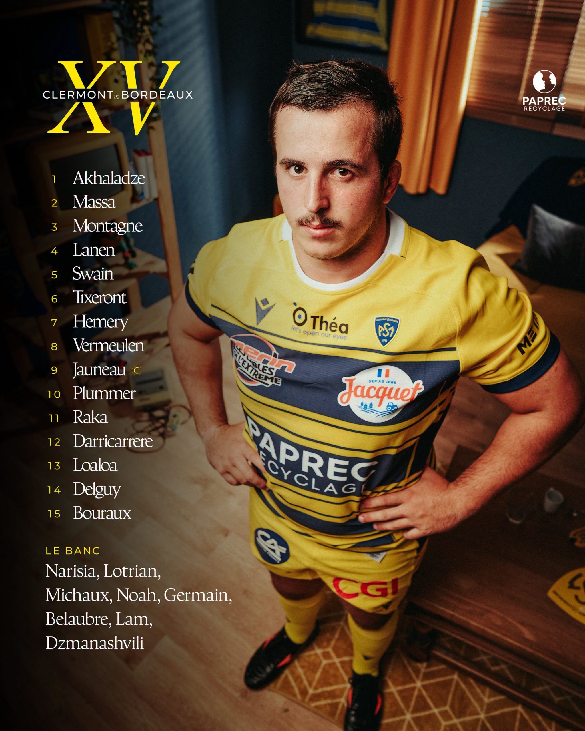 Composition ASM Clermont Auvergne