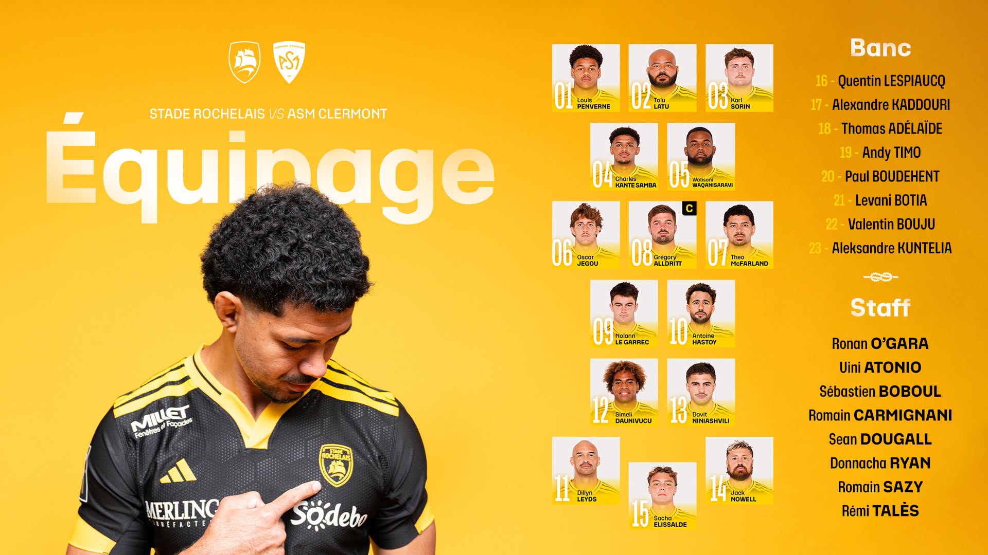 Composition Stade Rochelais